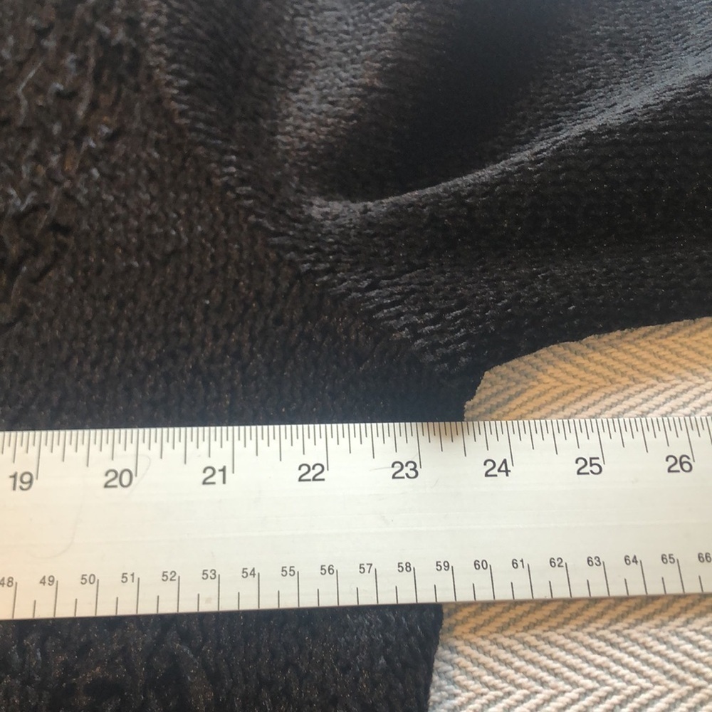 CHICOS Sz 3 Elegant Black Women's Cardigan Jacket PREWORN Pit to Pit 23 1/2" - Picture 12 of 15